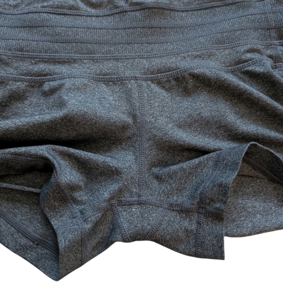 prAna Olympia Shorts Yoga Sustainable Womens M Athletic Earthy Granola Grey - Picture 6 of 11